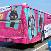 Bus Wrapping Advertising, Eco Solvent Printer Printing Sample！MT Digital Industry - Eco Solvent Printer, Solvent Printer, UV Printer, Digital Textile Printer Manufacturer & Supplier! 