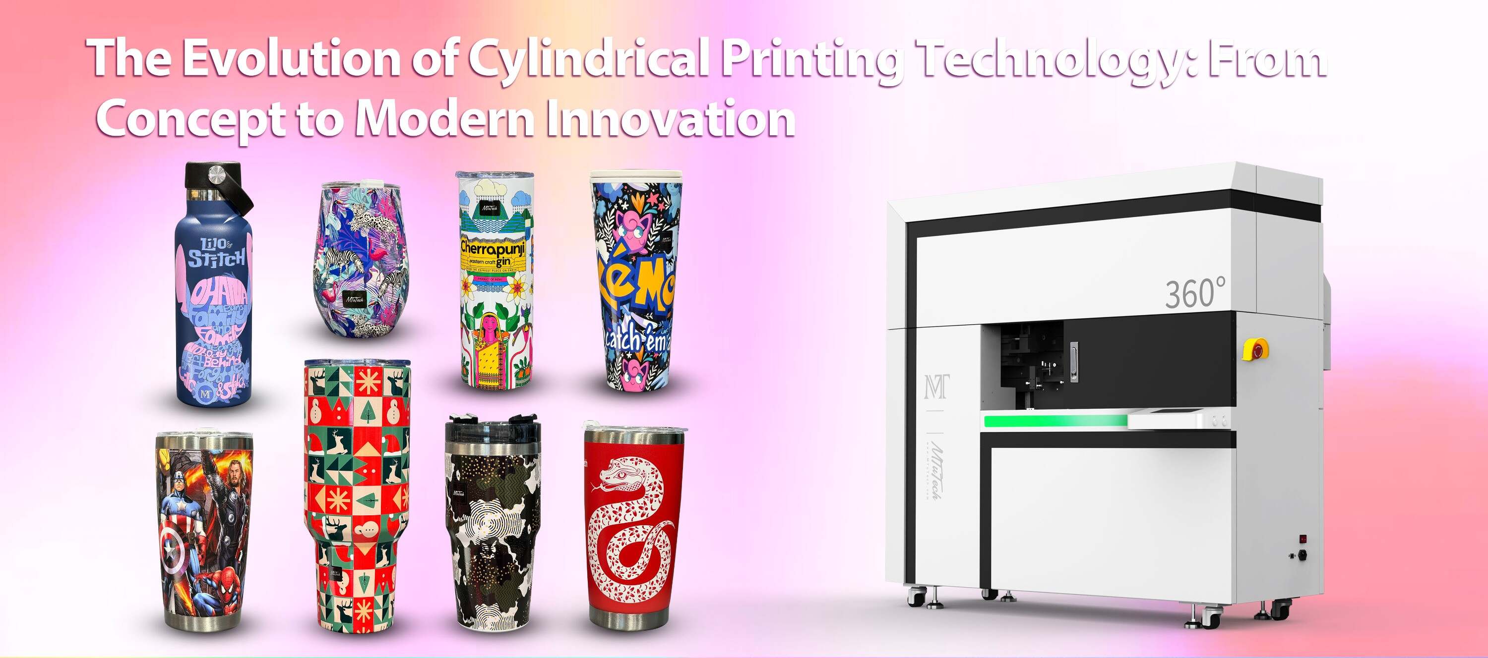 cylindrical printer