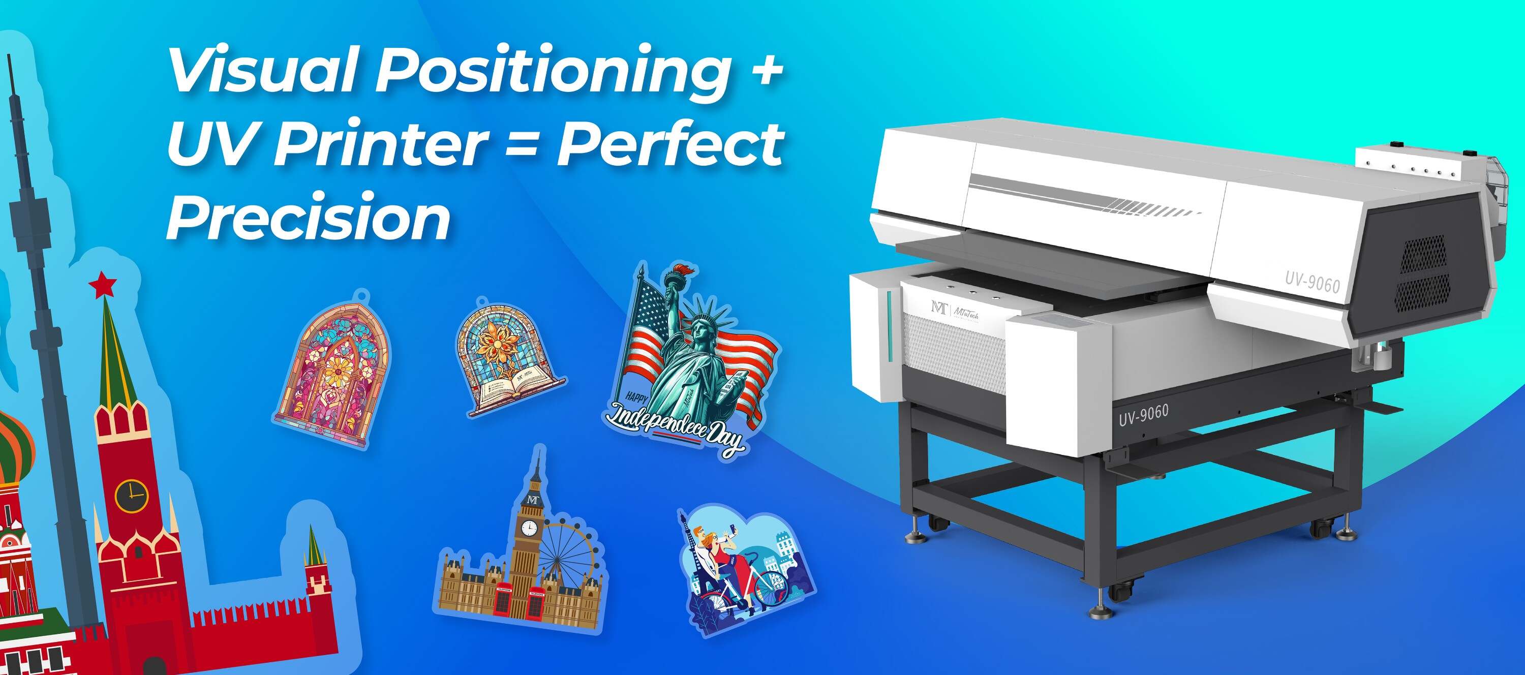 visual positioning uv printer