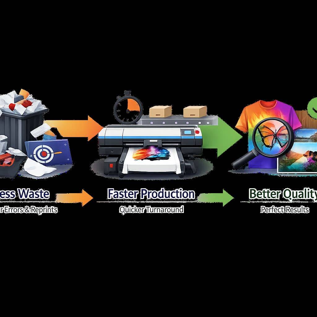 Benefits of visual sensors in UV and DTF printing workflow efficiency