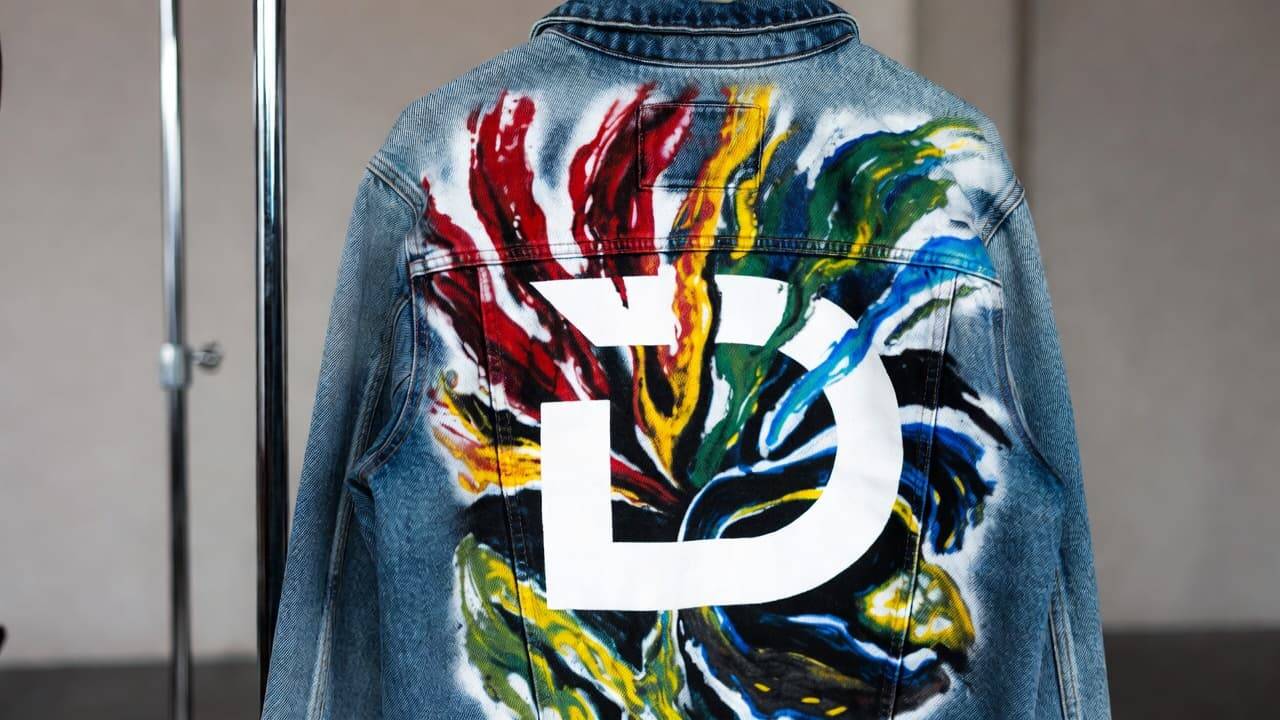 Canvas tote bag with high-detail DTF printed artwork